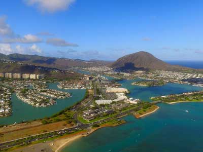 Hawaii Kai 360 Aerial Panorama