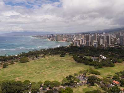 Kapiolani Park 360 Aerial Panorama