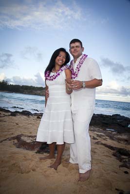 Danny & Jeannette, Kauai, distination weddings, beach weddings