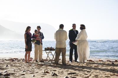 Leila and John, Hanalei, Kauai, distination weddings, beach weddings