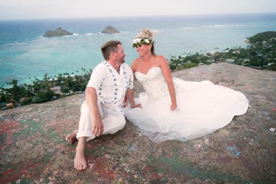 Hike up to the Pillboxes in Lanakai for Ty and Joyce Strong's 2016 wedding